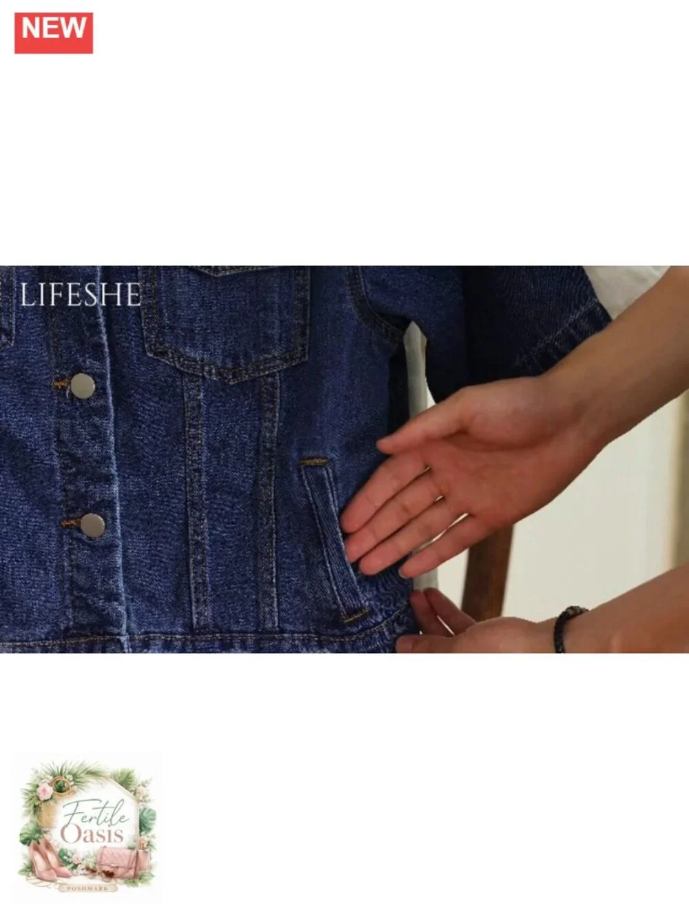 Cropped Denim Jacket Women Short Sleeve Casual Ripped Distressed Trucker Coat